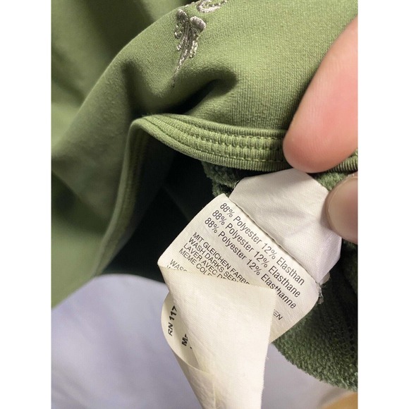 Mammut Womens 1/4 Zip Pullover Cold Tech Performance Jacket Green Size Medium - Picture 4 of 4
